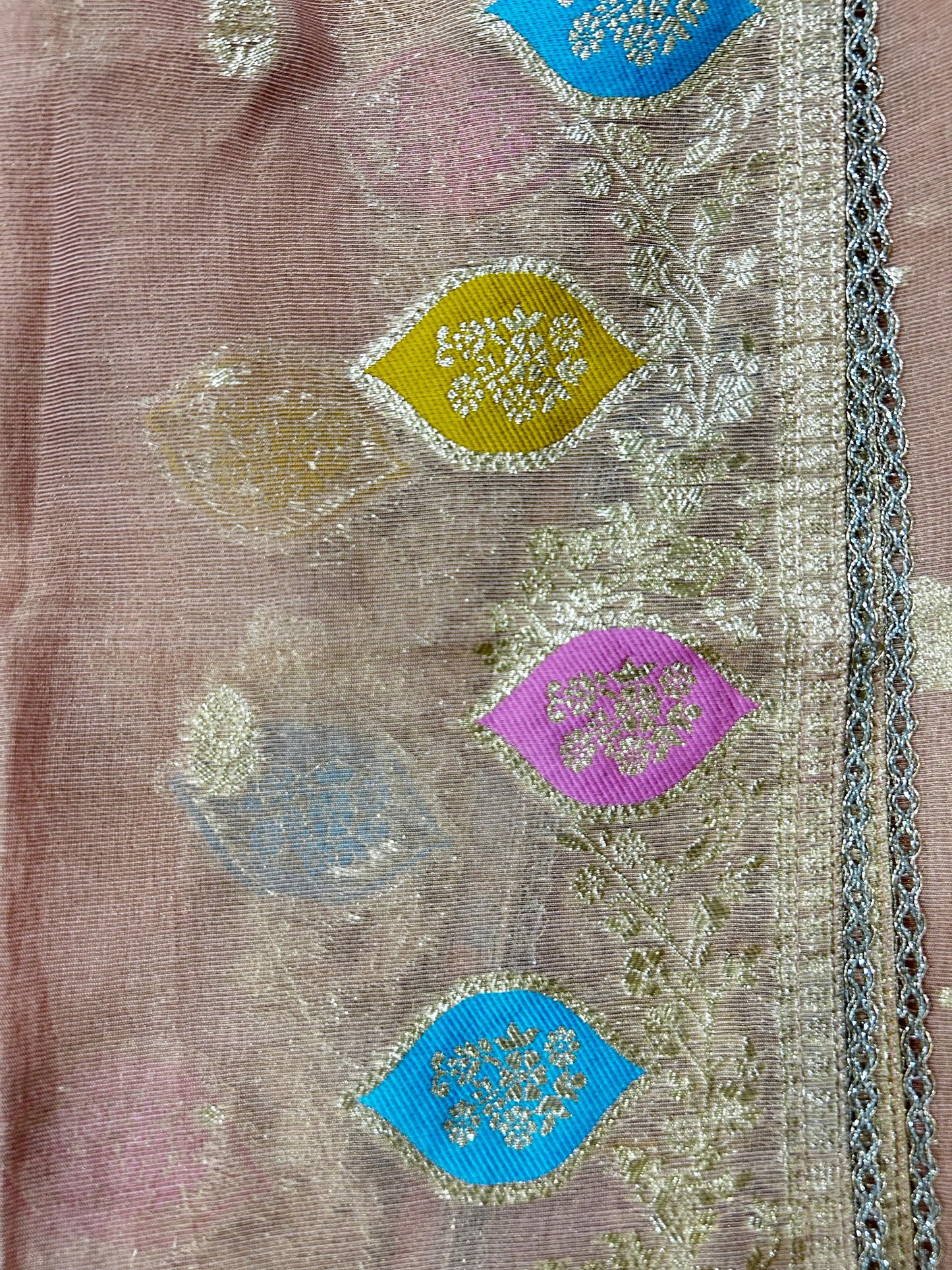 Modal Cotton Suit with Royal Khin Khab Silk Dupatta