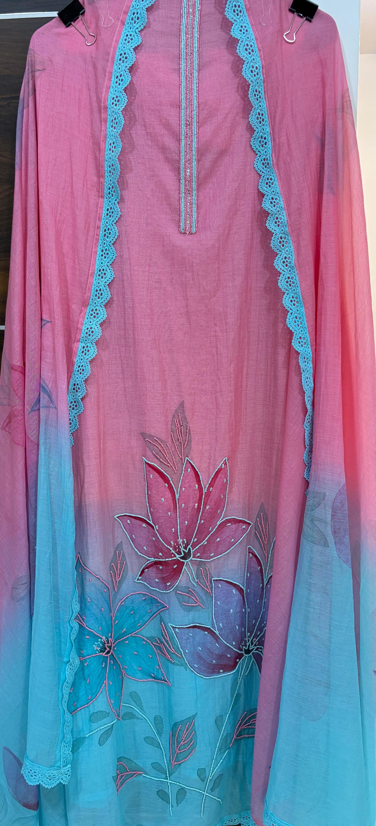 Mul Cotton Ombre Shade Fabric