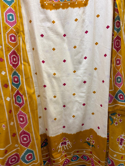 Royal Patola (Mustard)