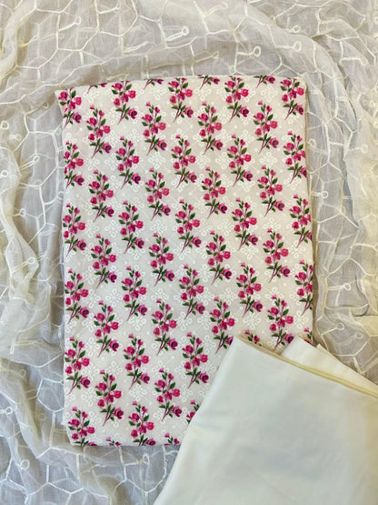 Floral Charm Chikankari