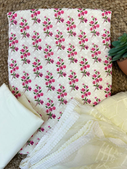 Floral Charm Chikankari