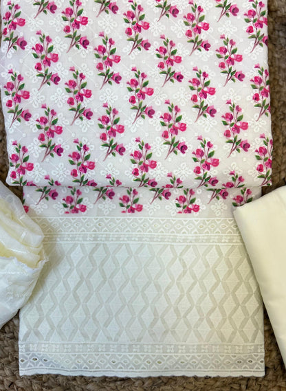 Floral Charm Chikankari