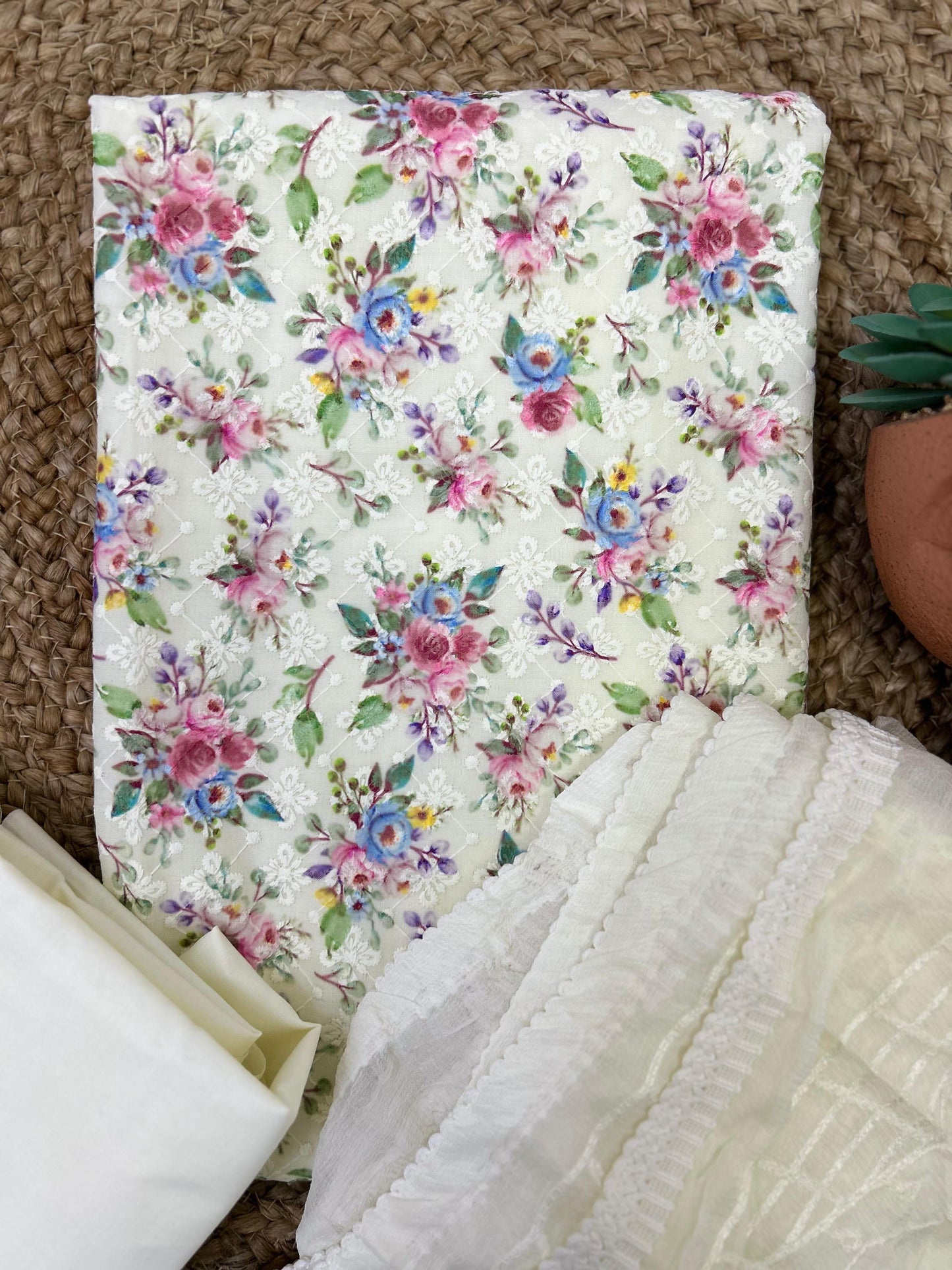 Floral Bliss Chikankari