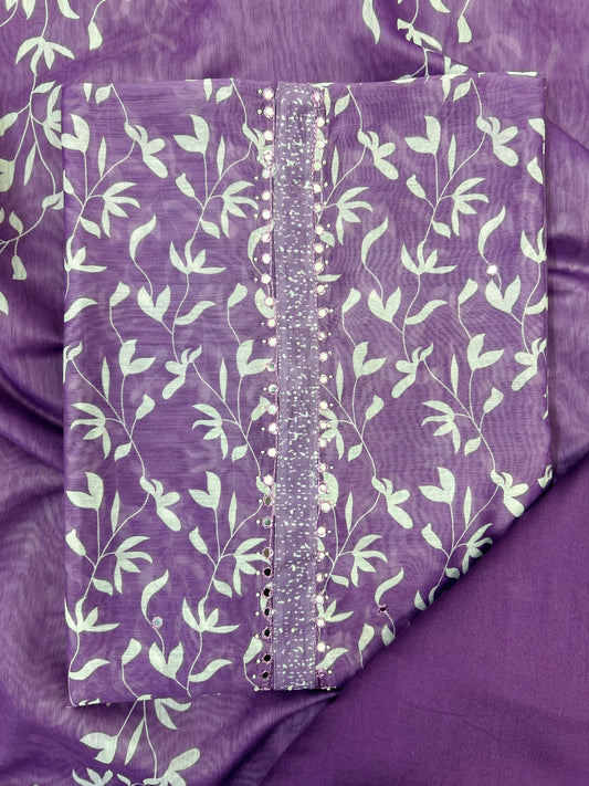 Royal Lavender Maheshwari