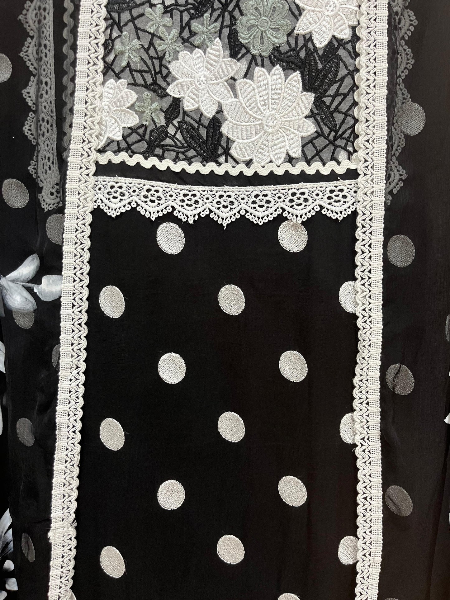 Midnight Polka Elegance
