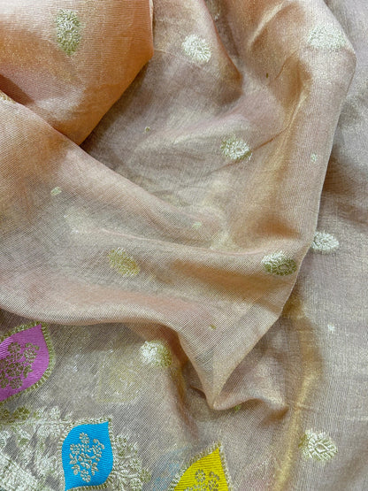 Modal Cotton Suit with Royal Khin Khab Silk Dupatta