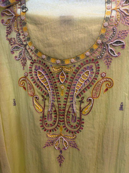 Lemon Bloom Mul Cotton Suit
