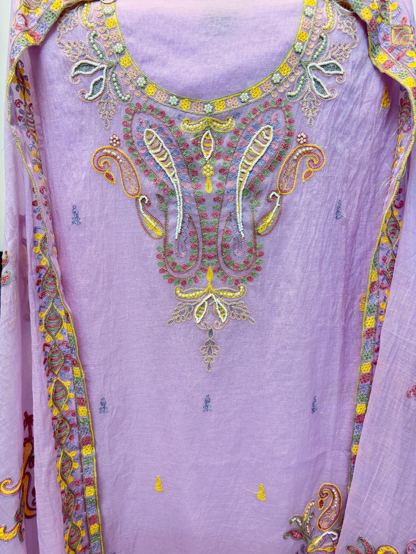 Pink Bloom Mul Cotton Suit