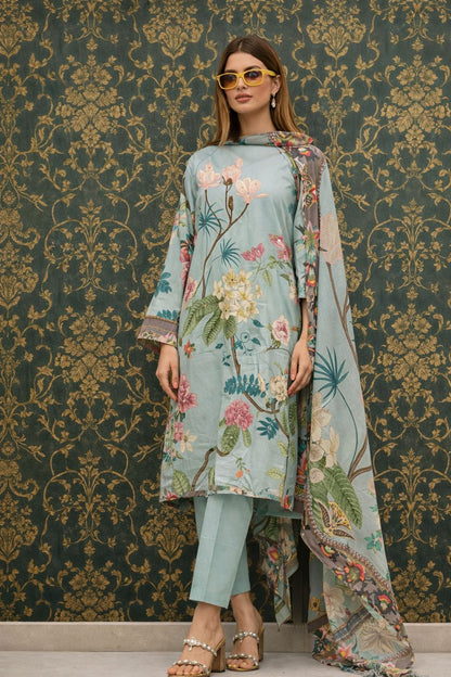 Mint Floral Elegance