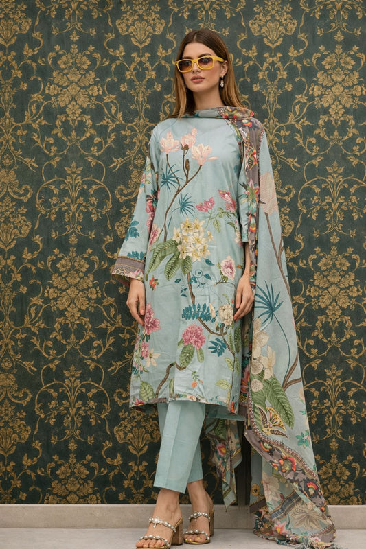 Mint Floral Elegance