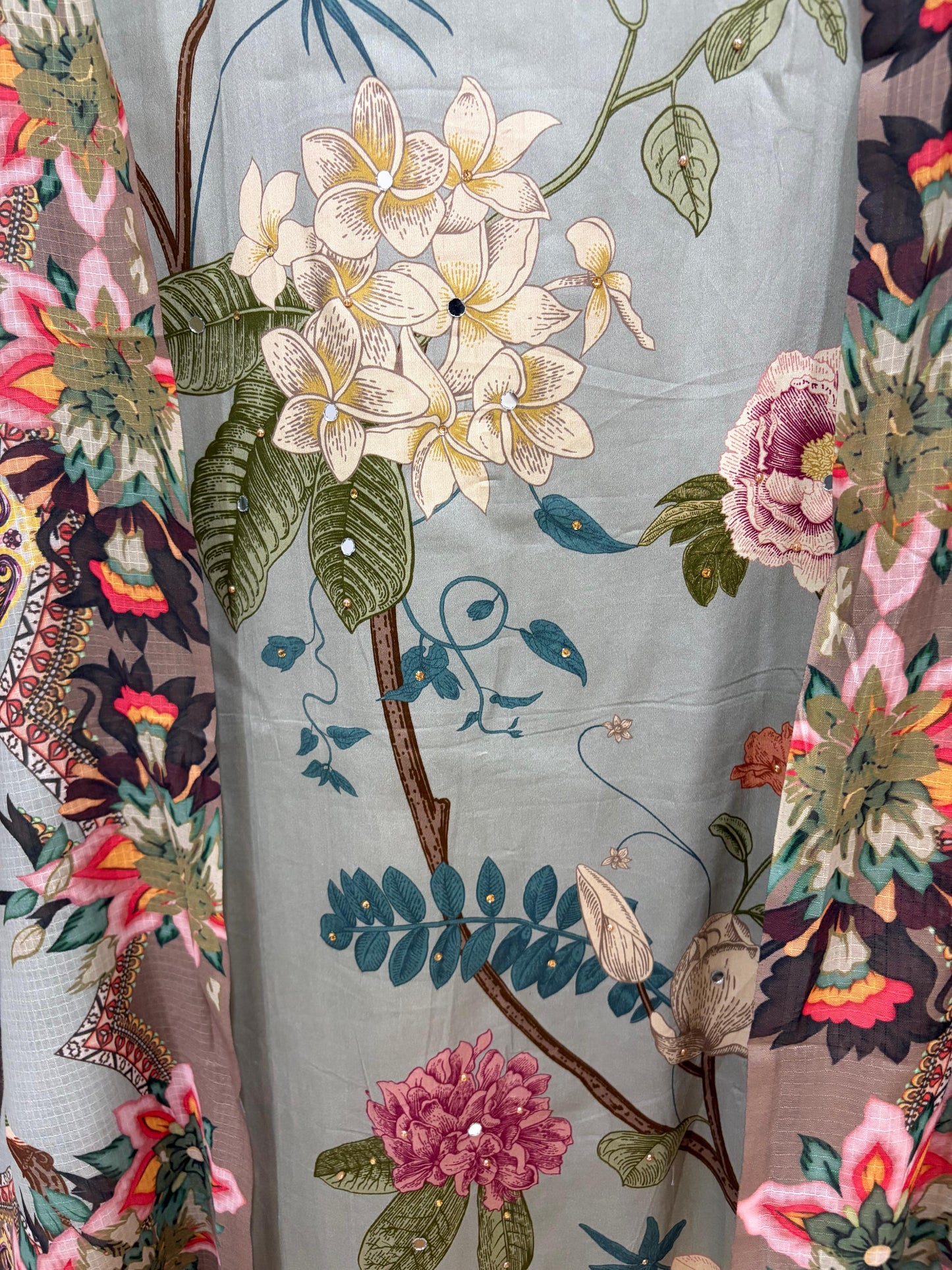 Mint Floral Elegance