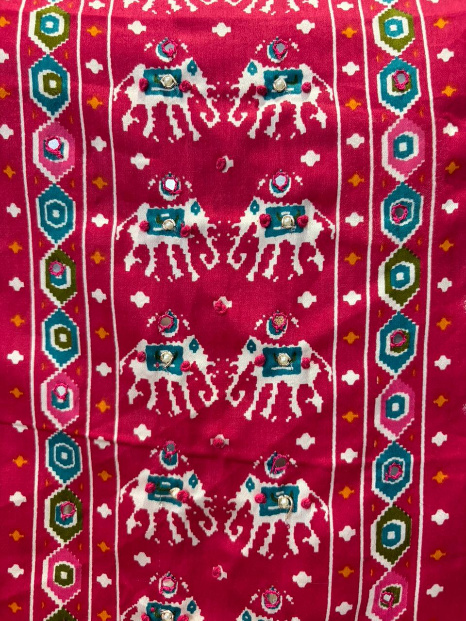 Royal Patola (Rani Pink)