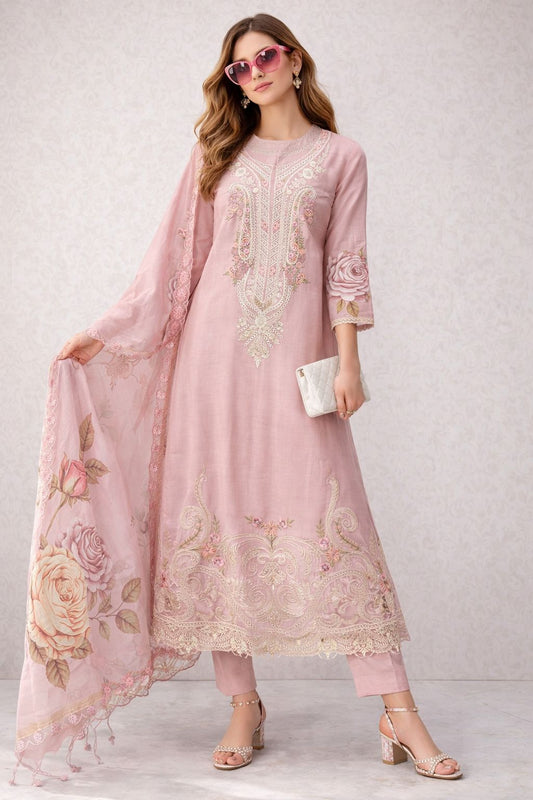 Rose Bloom Designer Suit
